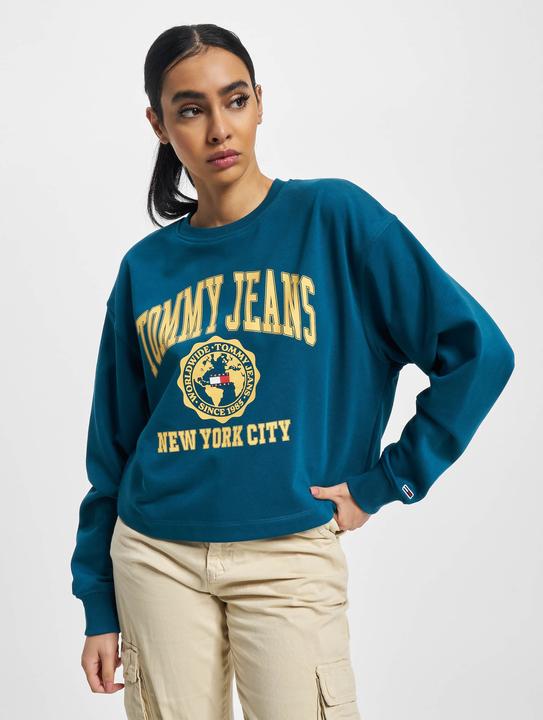 Produktbild Tommy Jeans Crop College Logo Sweater - 86543 (S)