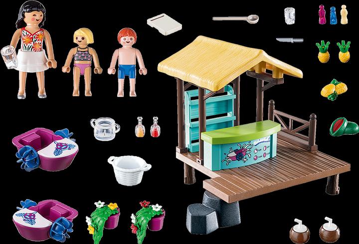 Actual product image Playmobil Paddle boat rental with juice bar (70612, Playmobil Family Fun)