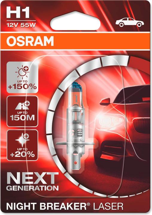 Actual product image Osram Night Breaker Laser (H1)