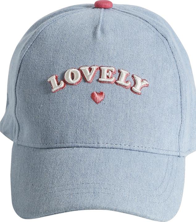 Produktbild Vertbaudet Mädchen Jeans-Cap mit Schriftzug (152)