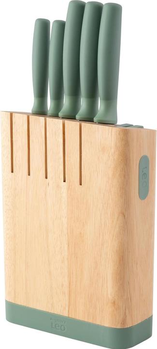 BergHoff Messerblock-Set mit Messer Leo Forest 6-teilig