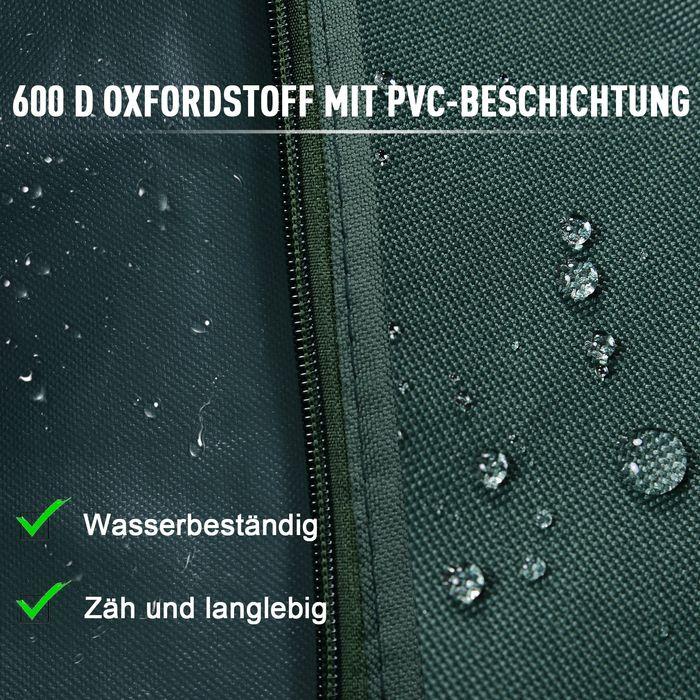 Produktbild Swisshandel24 Abdeckung Gartenschaukel Wasserfest Grün 177 x 114 x 152 cm