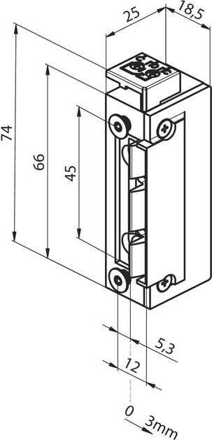 Image du produit effeff Pièces de rechange type 1410-F2 pour gâche électrique coupe-feu (Intérieur)