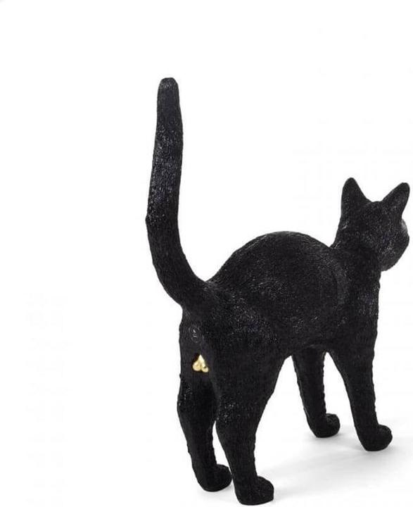 Actual product image Seletti Jobby The Cat table lamp black (100 lm)