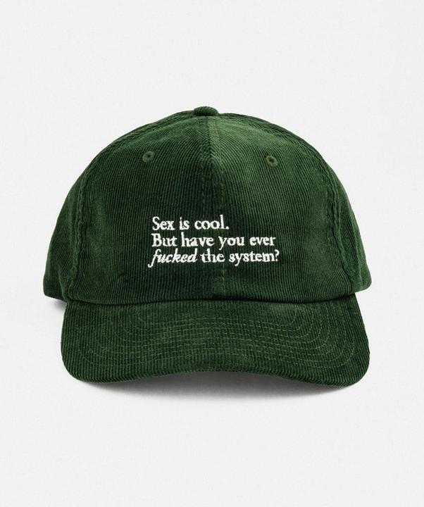 Immagine prodotto Plakativ «F the System» Corduroy Cap Olive