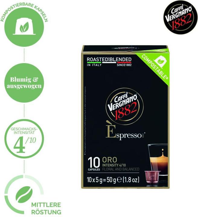 Immagine prodotto Caffè Vergnano Arabica (1 x Porta.)