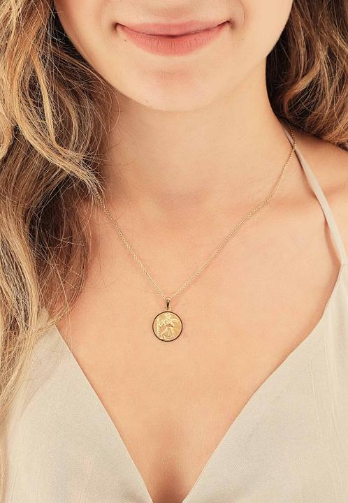 Muau Medaille Christophorus (750/18K Gelbgold)