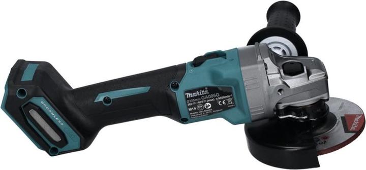 Actual product image Makita GA 005 GM2 Battery angle grinder 40 V max. 125 mm Brushless XGT + 2x battery 4.0 Ah + charger (125 mm)