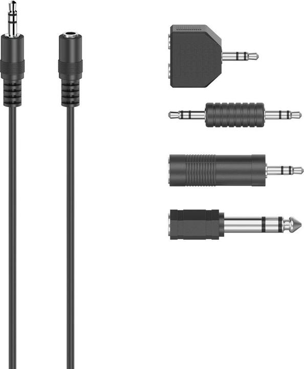 Actual product image Hama Jack connection set, stereo, 2.5 m (2.50 m, 3.5mm jack (AUX))