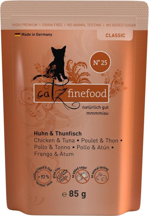Image du produit Catz Finefood No.25 Poulet & thon (Adulte, 1 pcs, 90 g)