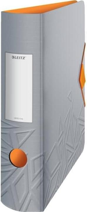 Actual product image Leitz Folder Active Urban Chic, 180 degrees, 82 mm, stone DIN A4, rounded spine, made of polyfoam, Du (A4, 82 mm, 1 Piece)