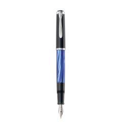 Immagine prodotto Pelikan Penna stilografica M205 blu marna. Custodia M (Blu marmorizzato, 1 x)