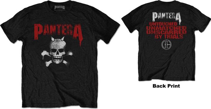 Pantera Horned Skull Stencil