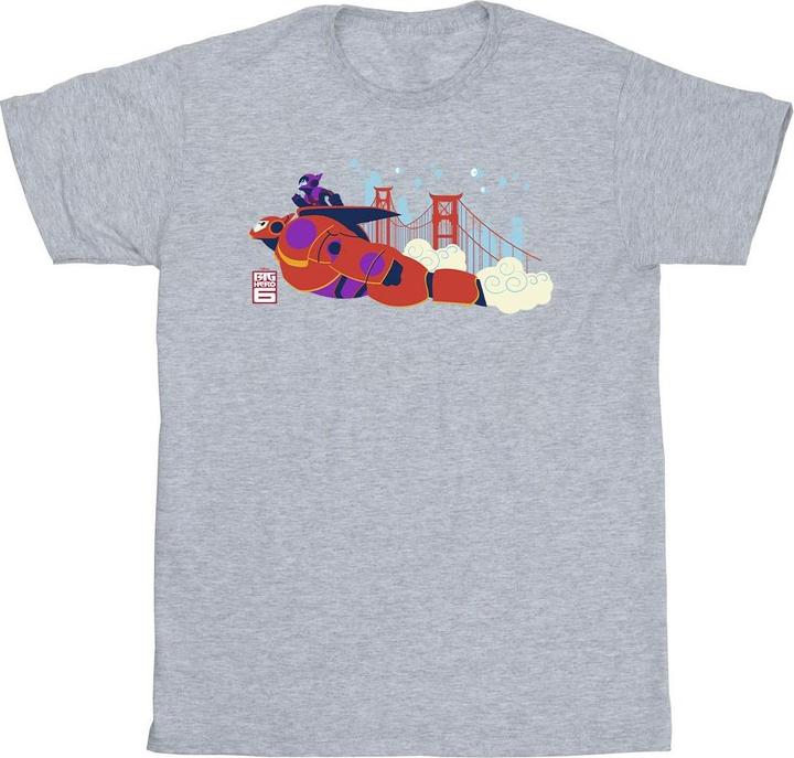 Immagine prodotto Disney Big Hero 6 Baymax Hiro Bridge Maglietta Ragazzi (128)