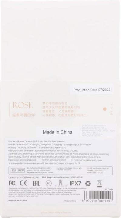 Produktbild Xiaomi Air 2 (Schallzahnbürste)