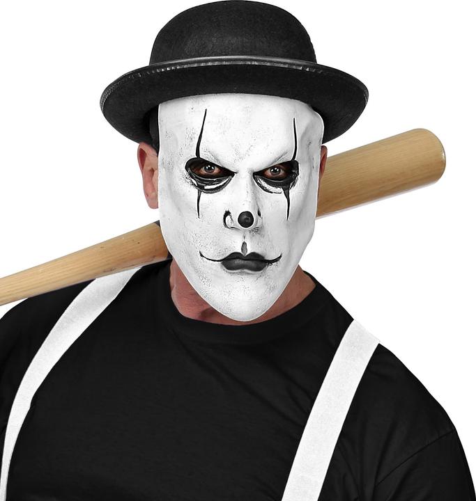 Image du produit Widmann Demi-masque Arlequin avec chapeau melon