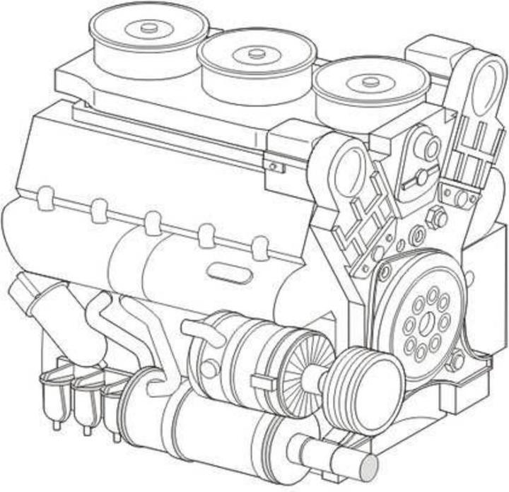 Produktbild CMK Maybach HL230 P45 WWII Ger tank engine