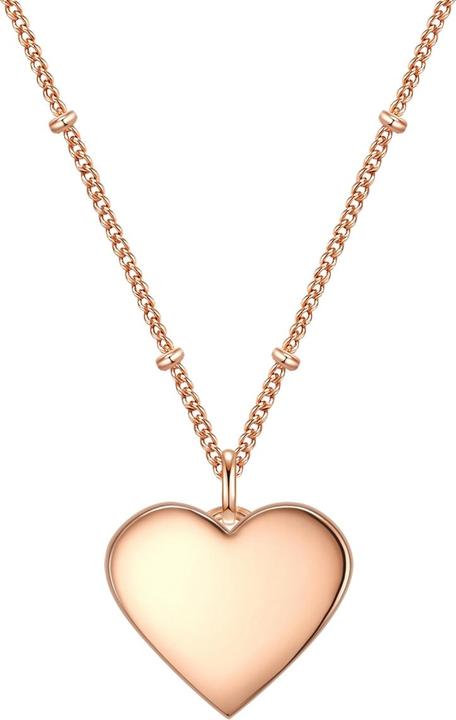 Immagine prodotto Eastside Cuore da donna in acciaio inox oro rosa 40,0 cm di catena base + 5,0 cm di estensione - 29742 (Acciaio inossidabile, 40 - 45 cm)