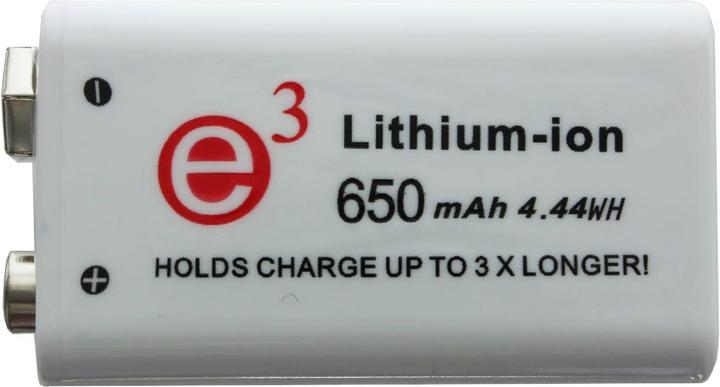 Image du produit AccuCell Pile rechargeable 9V bloc, 6LR61, 6F22 (1 pcs, 9V Block, 650 mAh)