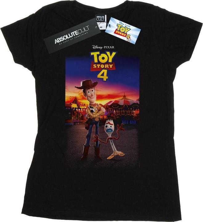 Immagine prodotto Disney Toy Story 4 Woody And Forky Poster Maglietta Donna (M)