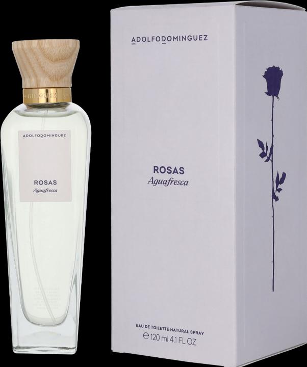 Actual product image Adolfo Dominguez Agua Fresca De Rosas by Eau de Toilette Spray 120 ml (Eau de toilette, 120 ml)