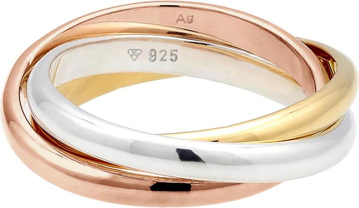 Actual product image Elli Wickelring Trio Tri-Color (56, 925 Silver)