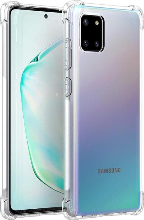 Actual product image Screenguard Samsung Galaxy Note10 Lite Case Crystal Soft Airbag Bumper (Samsung Galaxy Note 10 Lite)