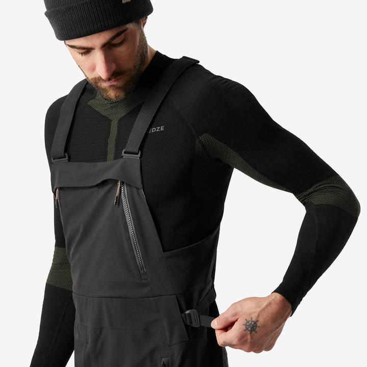 Produktbild Dreamscape Snowboardhose Latzhose Herren wasserdicht - 900 schwarz (XXL)