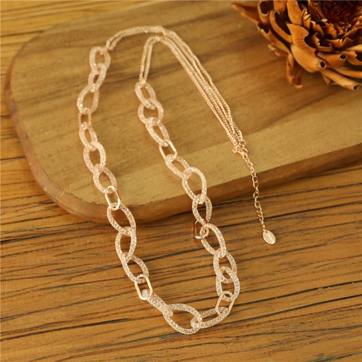Image du produit Andreani Bracelet avec amazonite véritable (80 cm, Pierres, Nude, Verre, Marron, Métal)