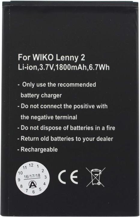 Image du produit Wiko Batterie Lenny 2, 5030