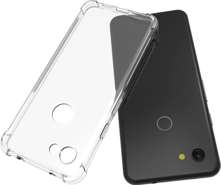 Actual product image Screenguard Google Pixel 3a Case Crystal Soft Airbag Bumper (Google Pixel 3a)