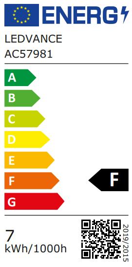 Label énergétique Osram Superstar Par 16 (GU10, 8.30 W, 575 lm, 1 x, F)