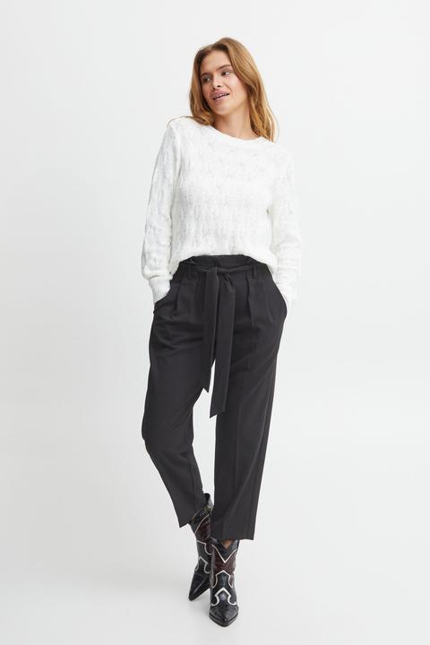 Actual product image B.young BYDANTA BELT PANTS - 20812656 (40)