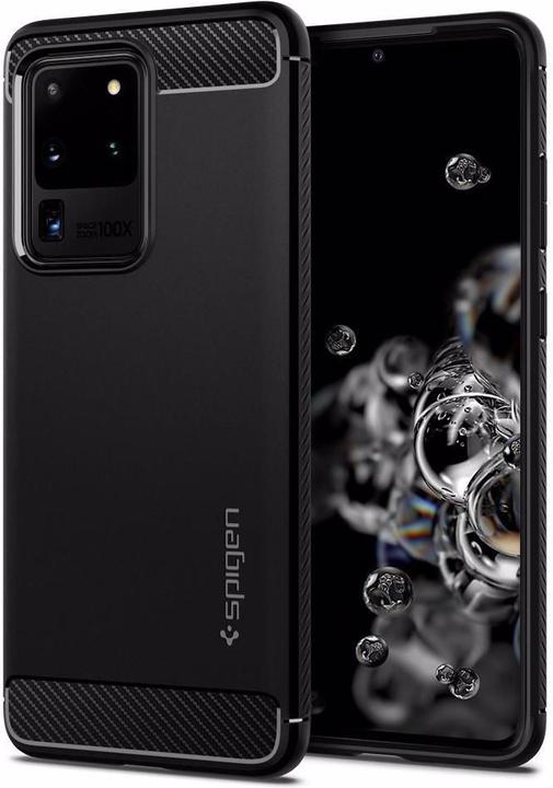 Actual product image Spigen rugged army (Samsung Galaxy S20 Ultra)