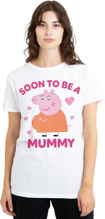 Actual product image Peppa Pig Unisex Adult Soon To Be Mummy Pig T-Shirt (M)