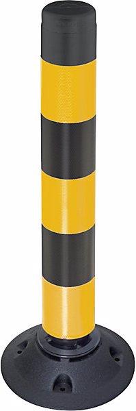 Immagine prodotto Moravia FlexPin, altezza 760 mm, strisce rifrangenti gialle / nere.