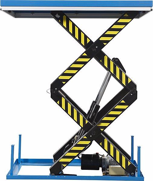 Image du produit Gesutra Table élévatrice à double ciseaux, fixe, force 1000 kg, tension de service 230