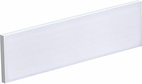 Actual product image Paperflow Table partition for team desks, width 1600 mm, white cover.