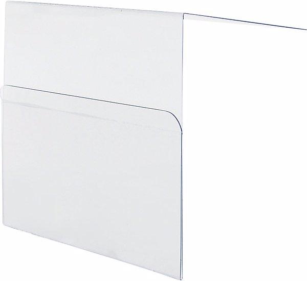Actual product image Valdemar Krog Hard plastic pocket, for stacked cardboard boxes (A5)