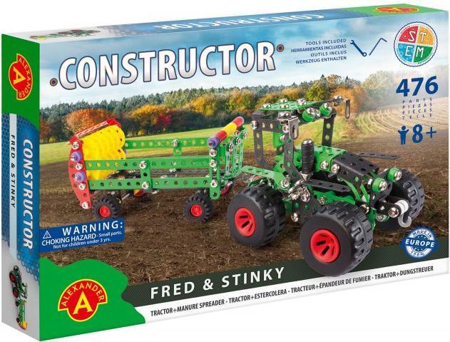 Constructor – Traktor mit Miststreuer "Fred & Stinky"