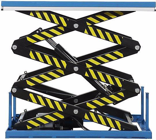 Produktbild Gesutra Dreifach-Scherenhubtisch, Plattform-LxB 1700x1000mm, TF 1000 kg,B-Spannung 230 V