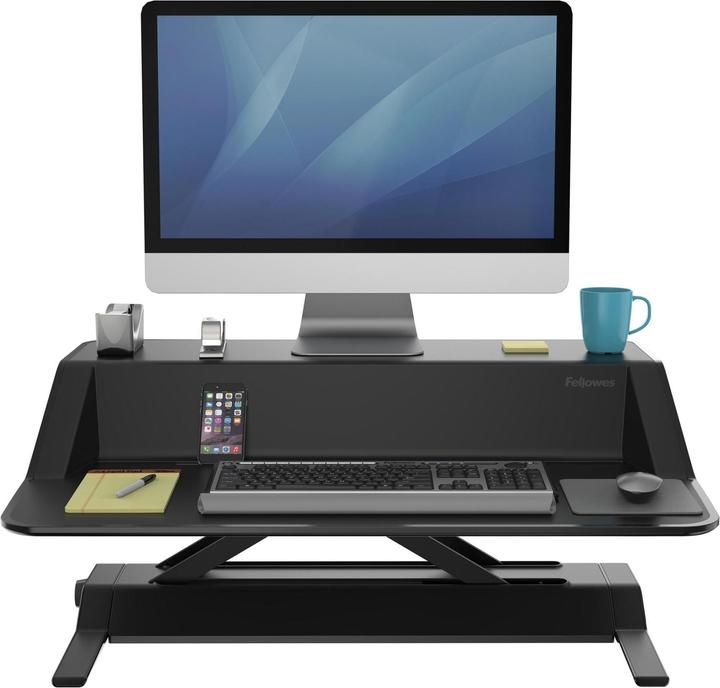Actual product image Fellowes Lotus sitting/standing workstation
