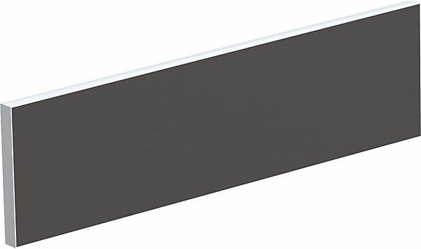 Paperflow Table partition for team desks, width 1400 mm, charcoal cover. (140 x 33 cm)