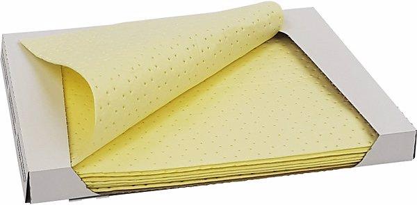 Immagine prodotto Schoeller Allibert Panno assorbente per sostanze chimiche BASIC, panni, 500 x 400 mm, conf. da 80 (80 pz.)