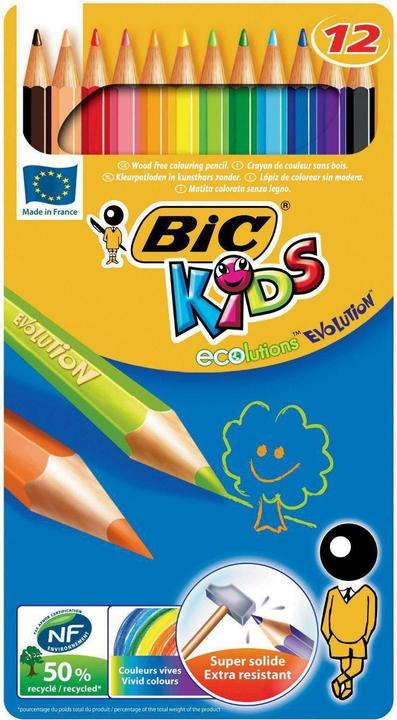 Immagine prodotto Bic Kids Matite colorate Evolution (Multicolore, 12 x)