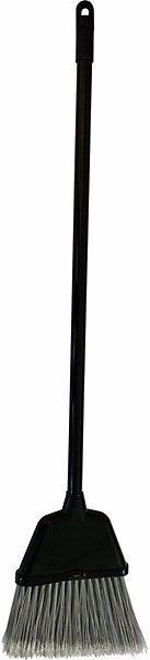 Actual product image Evo Long handle dustpan with broom, for outdoor use, with handle.