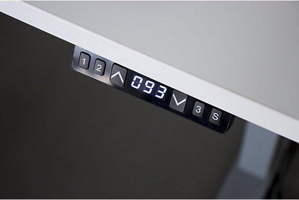 Image du produit Hammerbacher UPLINER-K - Bureau à hauteur réglable électriquement, 640 - 1290 mm, l x p 1600 (1600 x 800 x 640 mm)