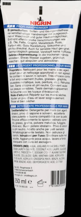 Produktbild Nigrin Profi-Handreiniger (Flüssigseife, 250 ml)