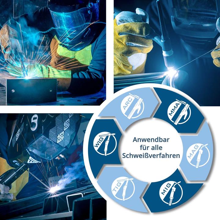 Produktbild Stahlwerk Hexagon Schweissmagnet, Leistungsstarker Magnet 50 kg Haftkraft 2er Set