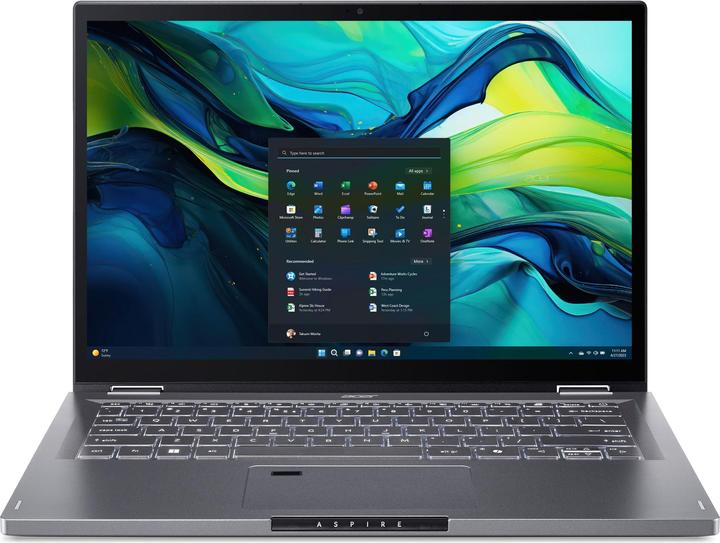 Acer Aspire Spin 14 (14", Intel Core 7 150U, 16 GB, 1000 GB, CH)